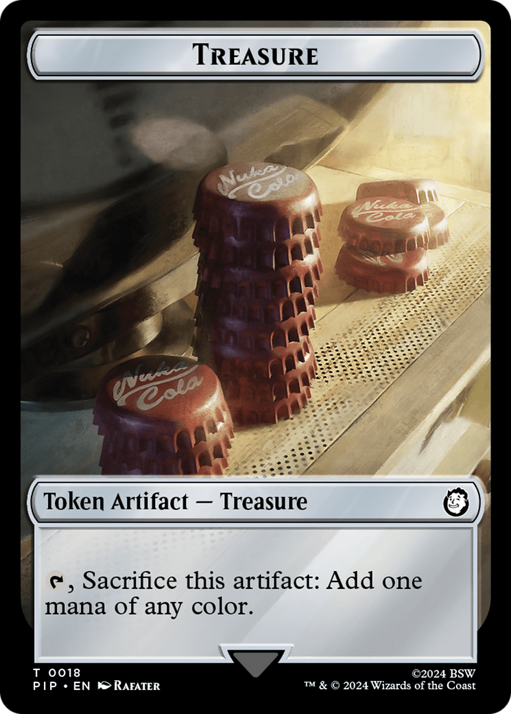 Treasure (0018) // Energy Reserve Double-Sided Token [Fallout Tokens] | Silver Goblin