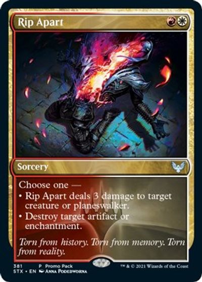 Rip Apart (Promo Pack) [Strixhaven: School of Mages Promos] | Silver Goblin