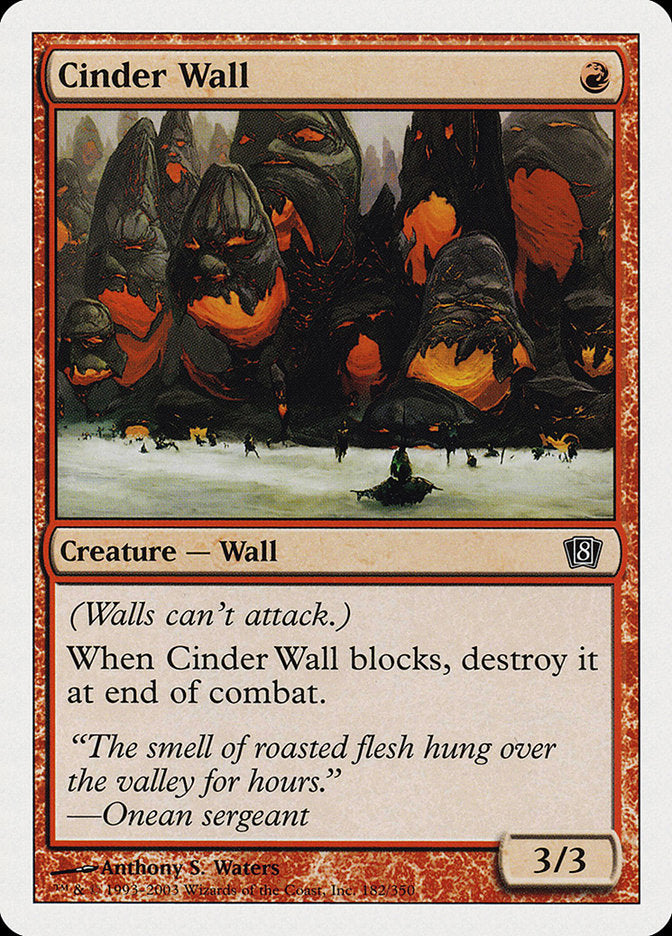 Cinder Wall [Eighth Edition] | Silver Goblin