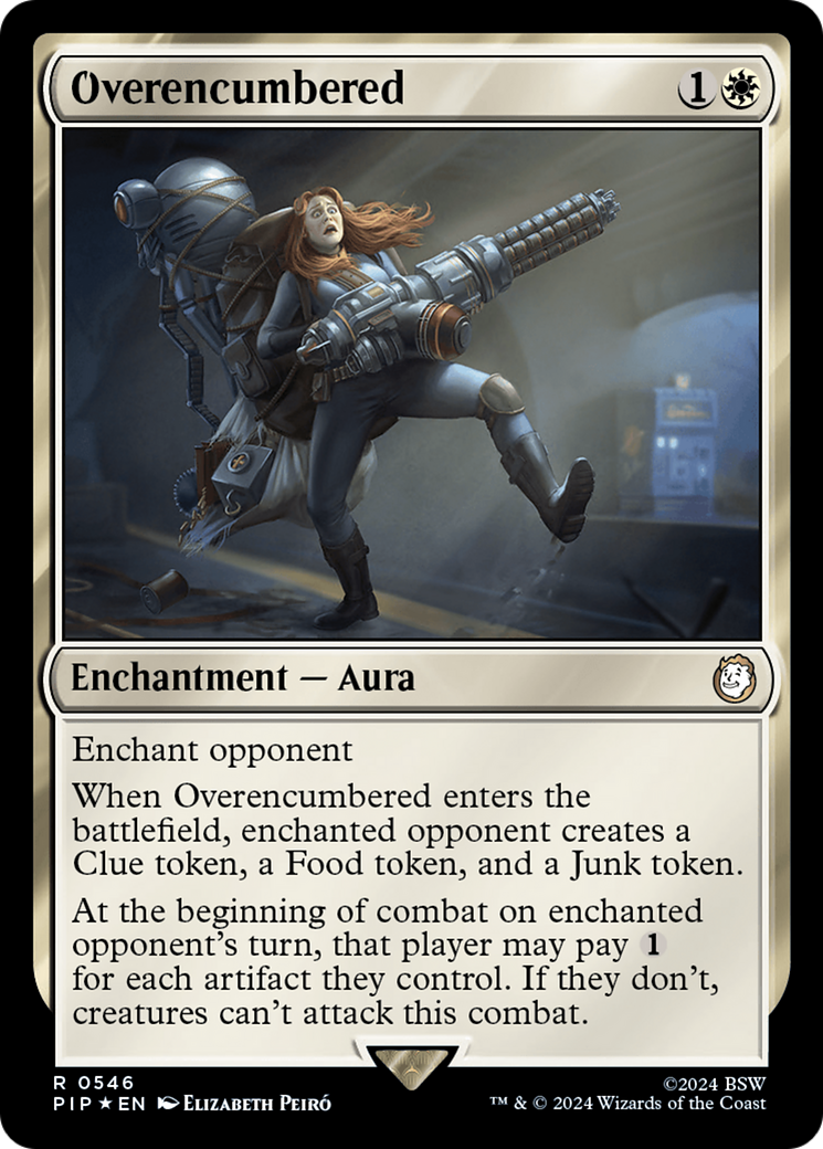 Overencumbered (Surge Foil) [Fallout] | Silver Goblin
