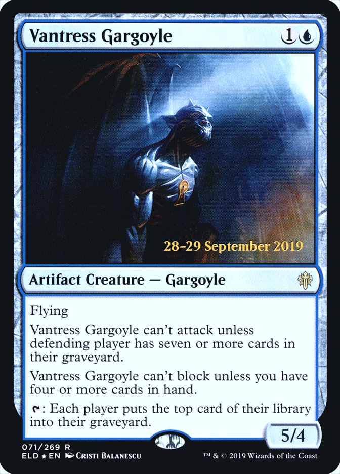 Vantress Gargoyle [Throne of Eldraine Prerelease Promos] | Silver Goblin