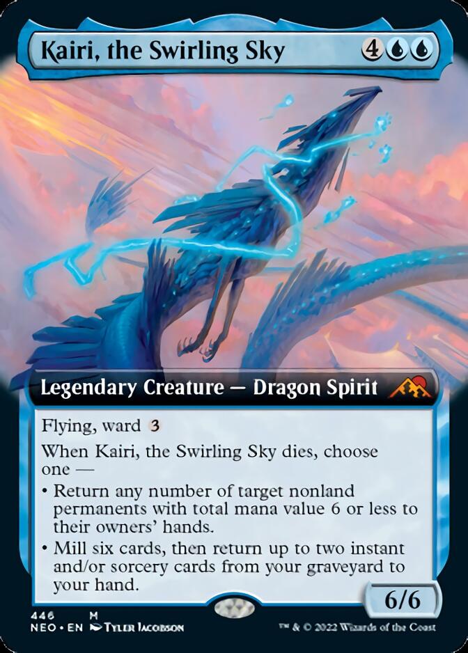 Kairi, the Swirling Sky (Extended Art) [Kamigawa: Neon Dynasty] | Silver Goblin