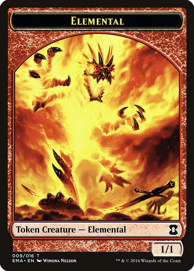 Elemental Token (009/016) [Eternal Masters Tokens] | Silver Goblin