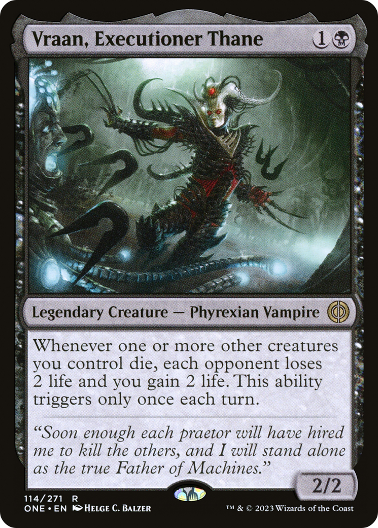 Vraan, Executioner Thane [Phyrexia: All Will Be One] | Silver Goblin
