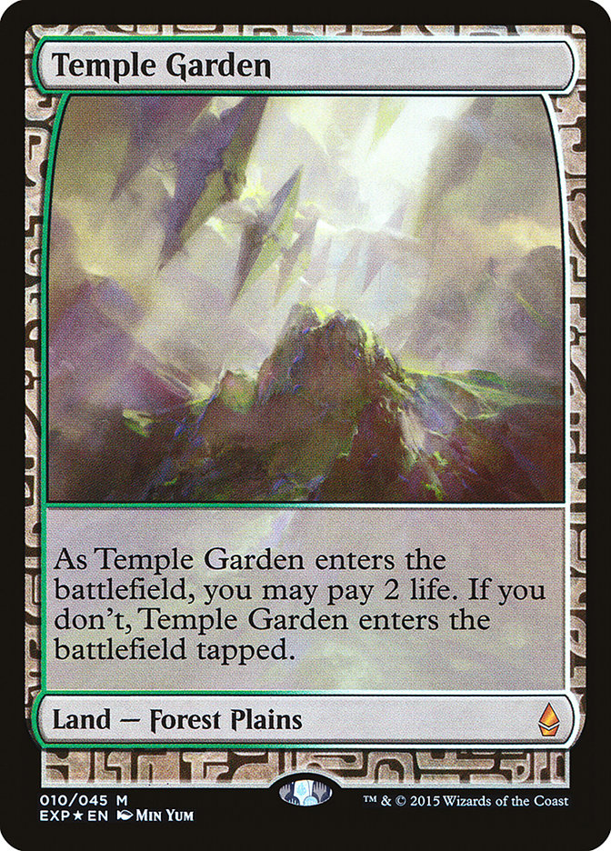 Temple Garden [Zendikar Expeditions] | Silver Goblin