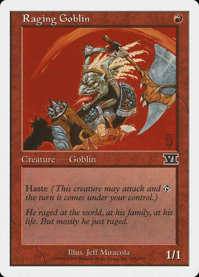 Raging Goblin [Classic Sixth Edition] | Silver Goblin