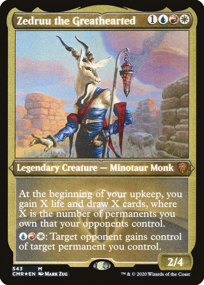 Zedruu the Greathearted (Etched) [Commander Legends] | Silver Goblin
