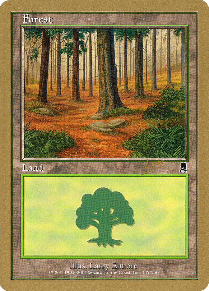 Forest (rl347) (Raphael Levy) [World Championship Decks 2002] | Silver Goblin