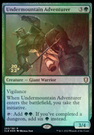 Undermountain Adventurer [Commander Legends: Battle for Baldur's Gate Prerelease Promos] | Silver Goblin