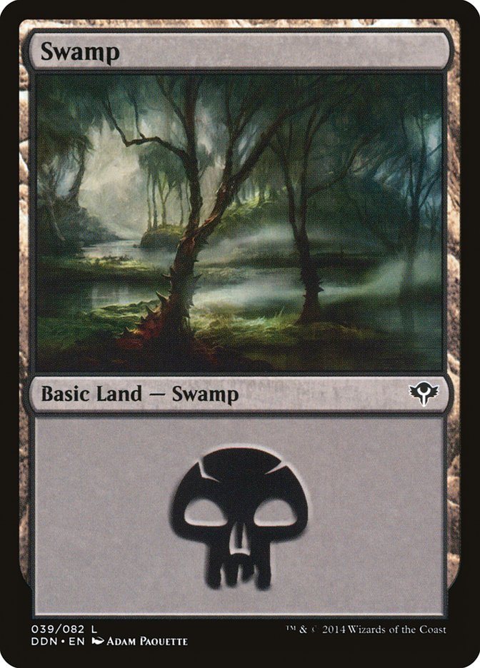 Swamp (39) [Duel Decks: Speed vs. Cunning] | Silver Goblin
