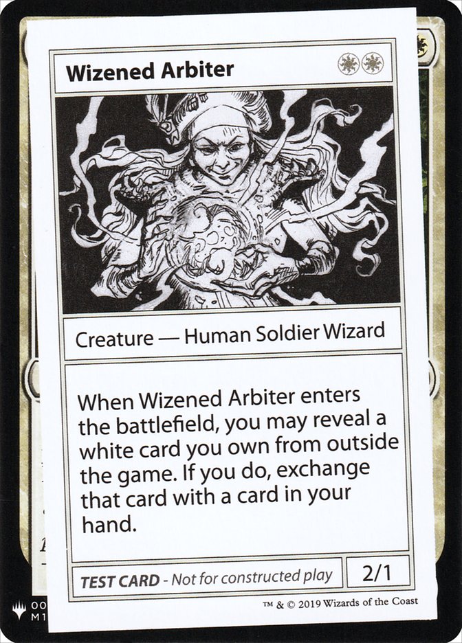 Wizened Arbiter [Mystery Booster Playtest Cards] | Silver Goblin