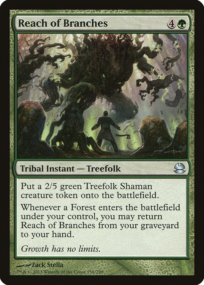 Reach of Branches [Modern Masters] | Silver Goblin