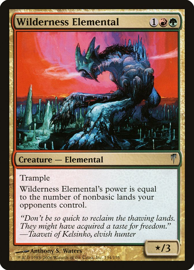 Wilderness Elemental [Coldsnap] | Silver Goblin