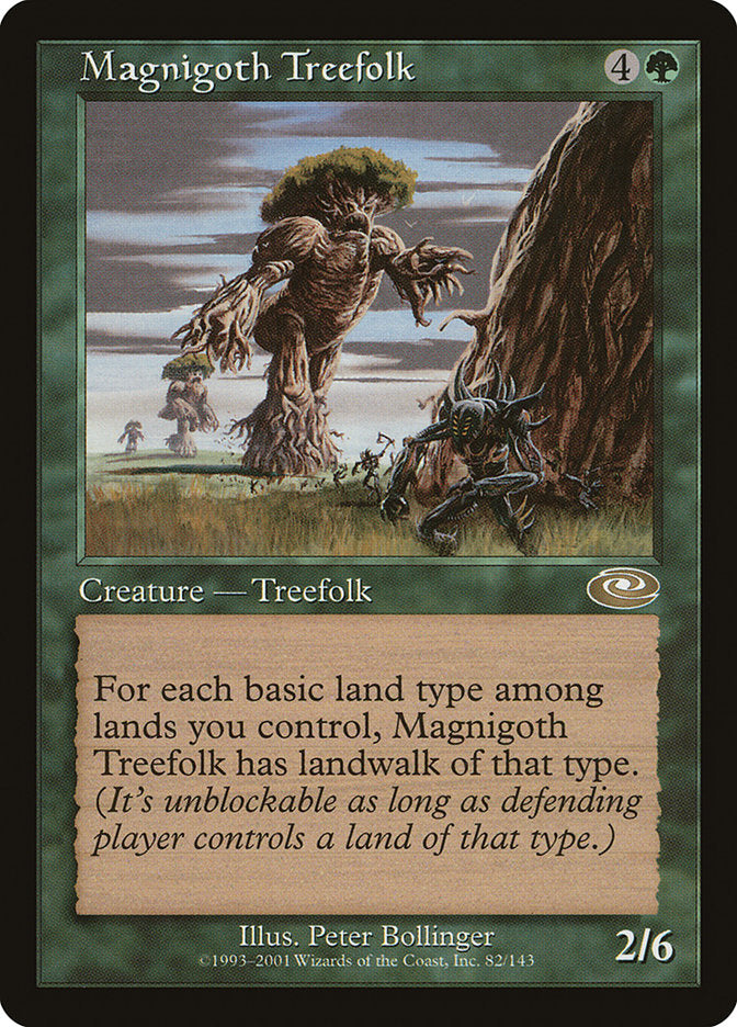 Magnigoth Treefolk [Planeshift] | Silver Goblin