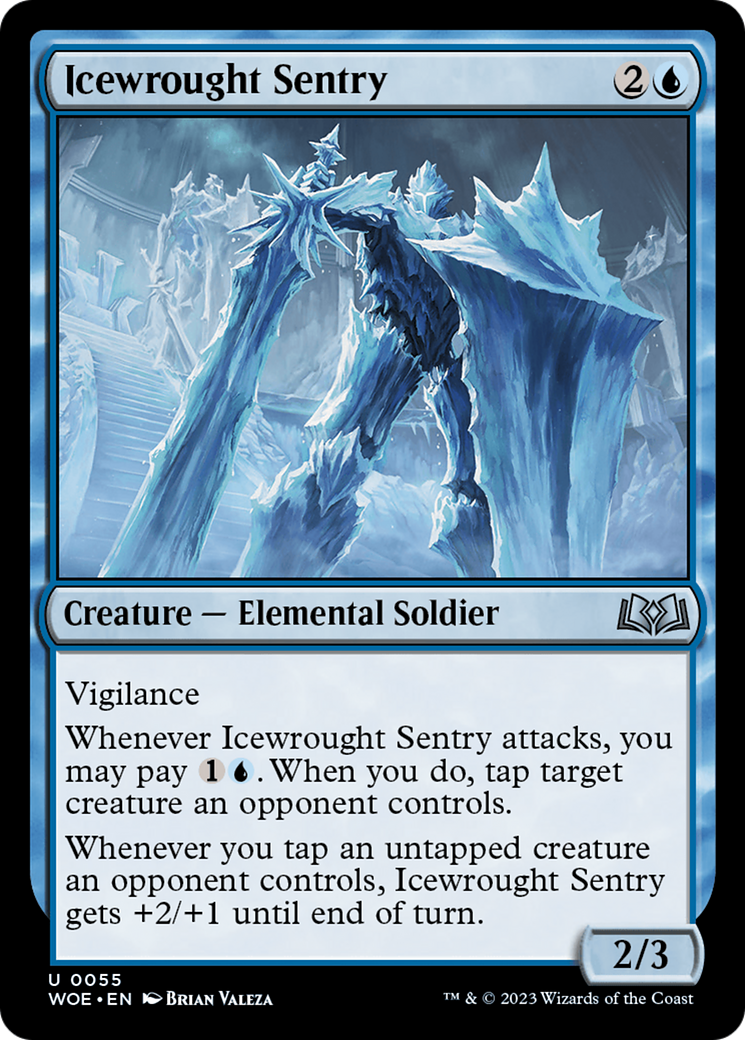 Icewrought Sentry [Wilds of Eldraine] | Silver Goblin