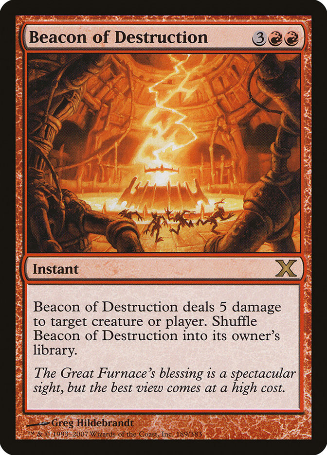 Beacon of Destruction [Tenth Edition] | Silver Goblin