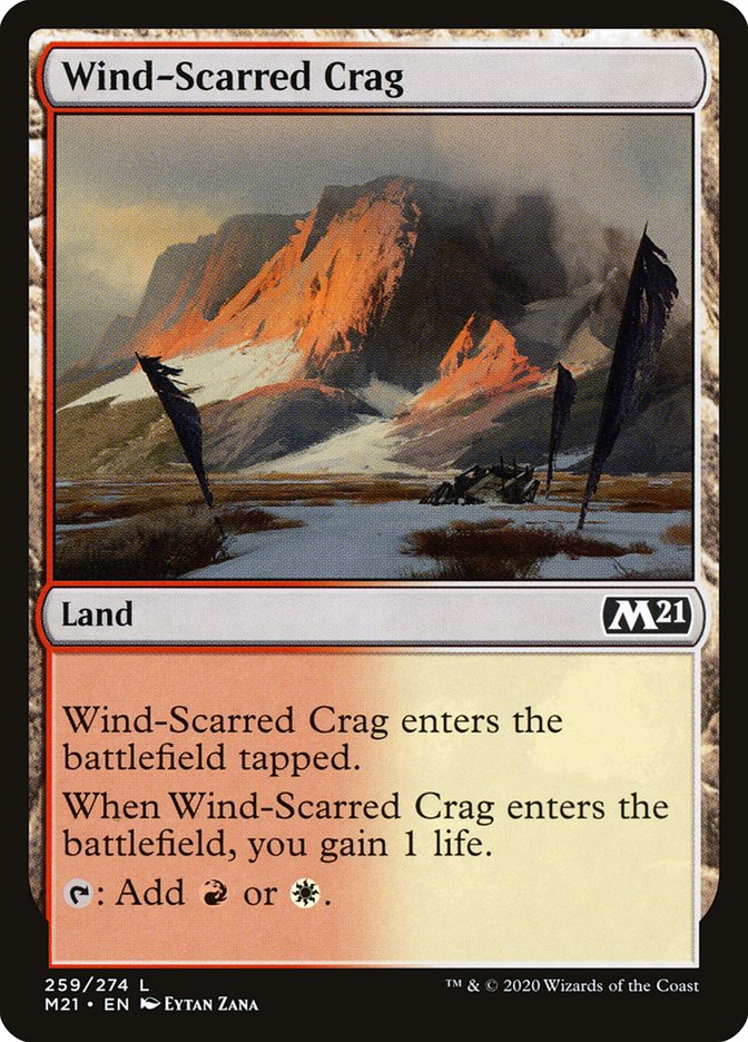 Wind-Scarred Crag [Core Set 2021] | Silver Goblin