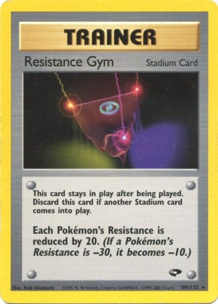 Resistance Gym (109/132) [Gym Challenge Unlimited] | Silver Goblin