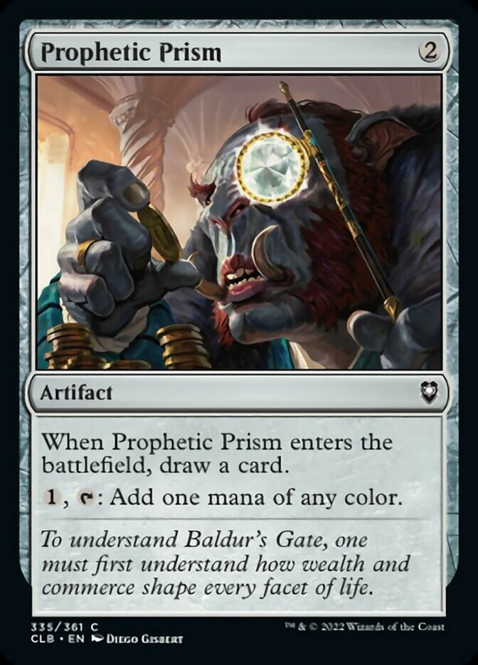 Prophetic Prism [Commander Legends: Battle for Baldur's Gate] | Silver Goblin