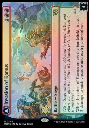 Invasion of Karsus // Refraction Elemental [March of the Machine Prerelease Promos] | Silver Goblin