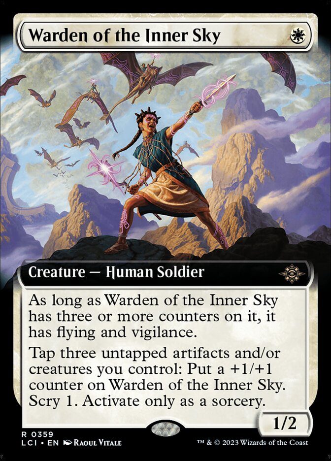 Warden of the Inner Sky (Extended Art) [The Lost Caverns of Ixalan] | Silver Goblin