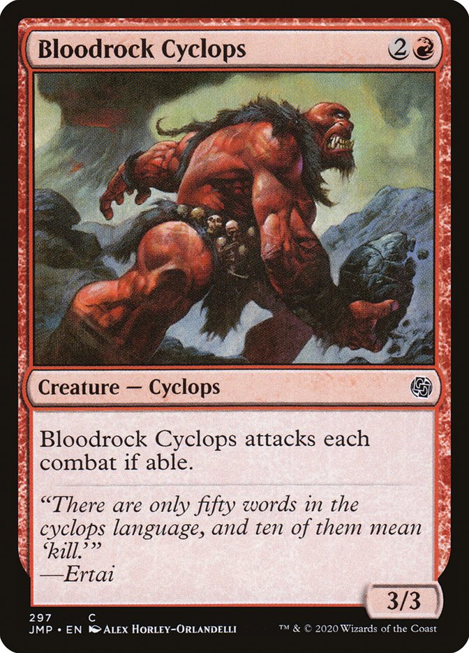 Bloodrock Cyclops [Jumpstart] | Silver Goblin