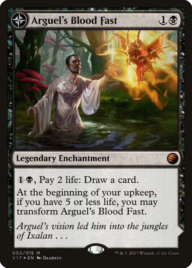 Arguel's Blood Fast // Temple of Aclazotz [From the Vault: Transform] | Silver Goblin