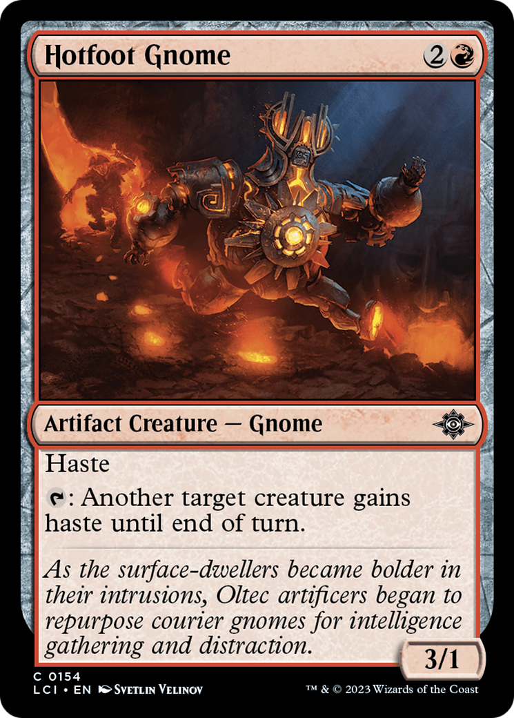 Hotfoot Gnome [The Lost Caverns of Ixalan] | Silver Goblin