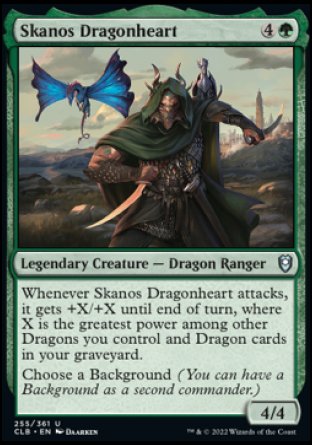 Skanos Dragonheart [Commander Legends: Battle for Baldur's Gate] | Silver Goblin