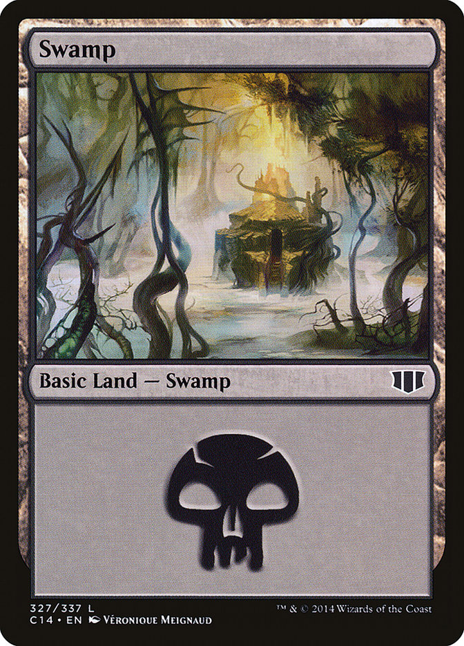 Swamp (327) [Commander 2014] | Silver Goblin