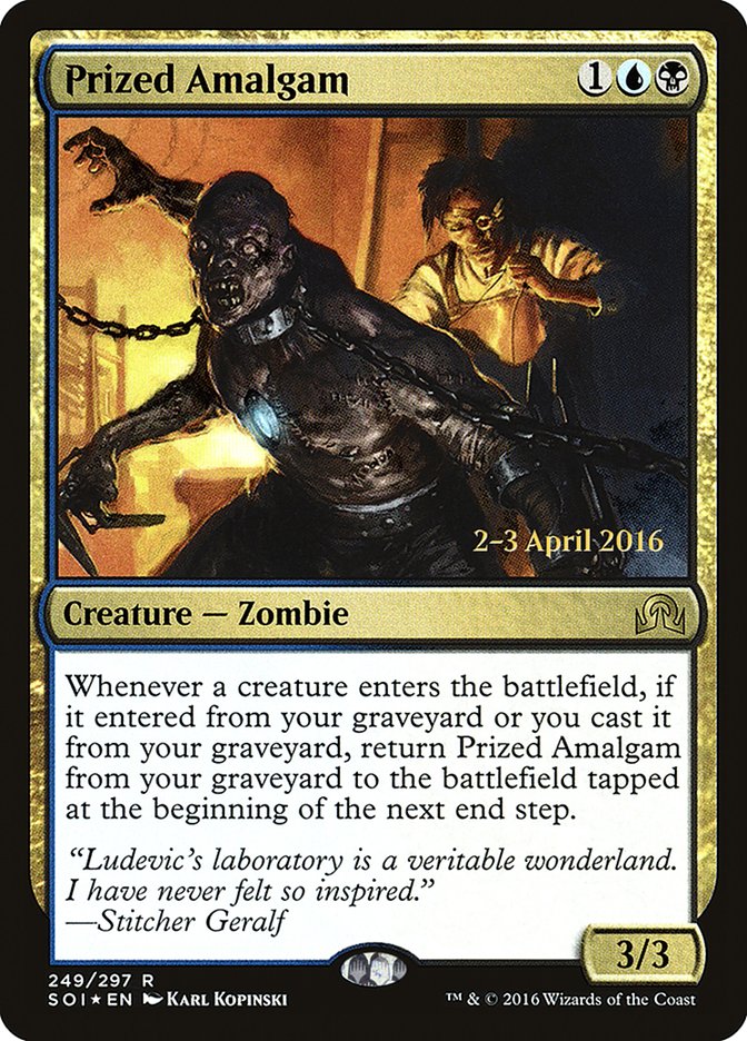 Prized Amalgam [Shadows over Innistrad Prerelease Promos] | Silver Goblin