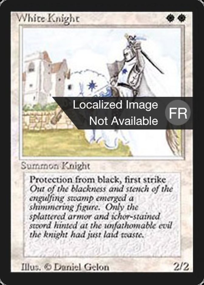 White Knight [Foreign Black Border] | Silver Goblin