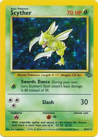 Scyther (10/64) [Jungle Unlimited] | Silver Goblin