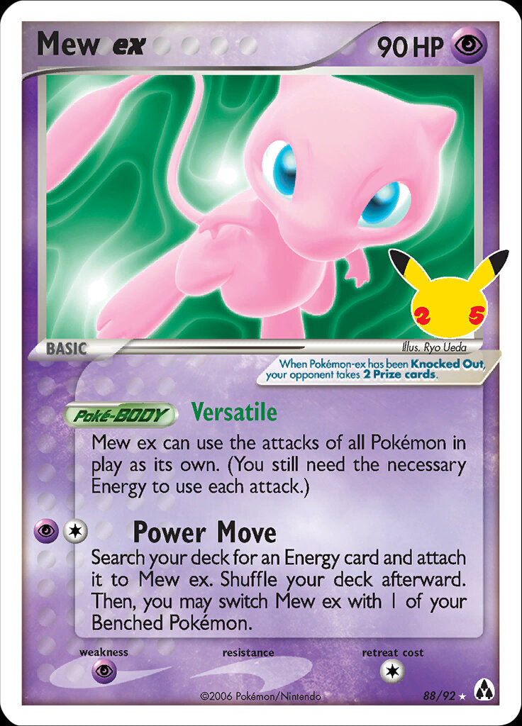 Mew ex (88/92) [Celebrations: 25th Anniversary - Classic Collection] | Silver Goblin
