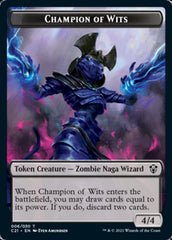 Eldrazi // Champion of Wits Double-Sided Token [Commander 2021 Tokens] | Silver Goblin