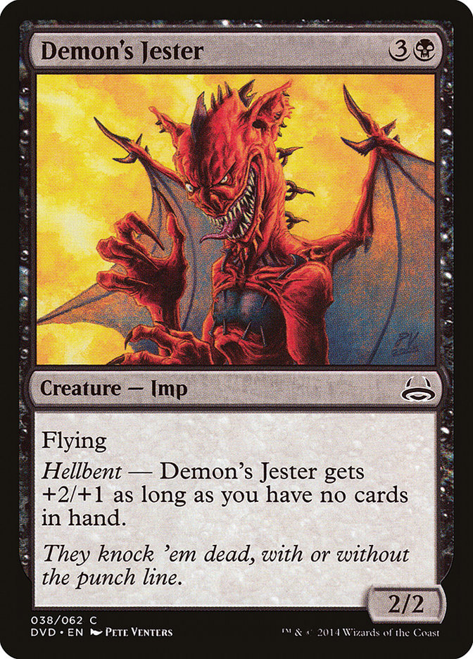 Demon's Jester (Divine vs. Demonic) [Duel Decks Anthology] | Silver Goblin