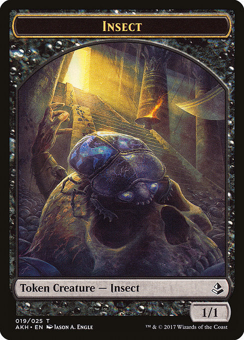 Labyrinth Guardian // Insect Double-Sided Token [Amonkhet Tokens] | Silver Goblin