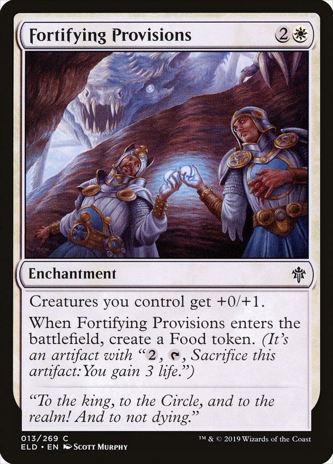 Fortifying Provisions [Throne of Eldraine] | Silver Goblin