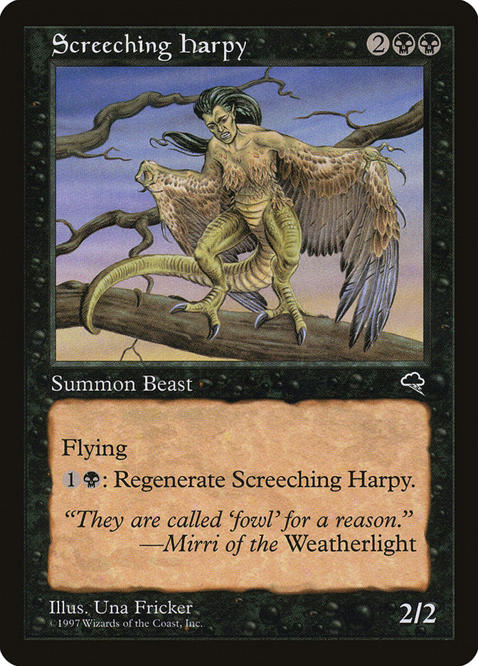 Screeching Harpy [Tempest] | Silver Goblin