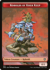Kobolds of Kher Keep // Dragon Double-Sided Token [Phyrexia: All Will Be One Commander Tokens] | Silver Goblin