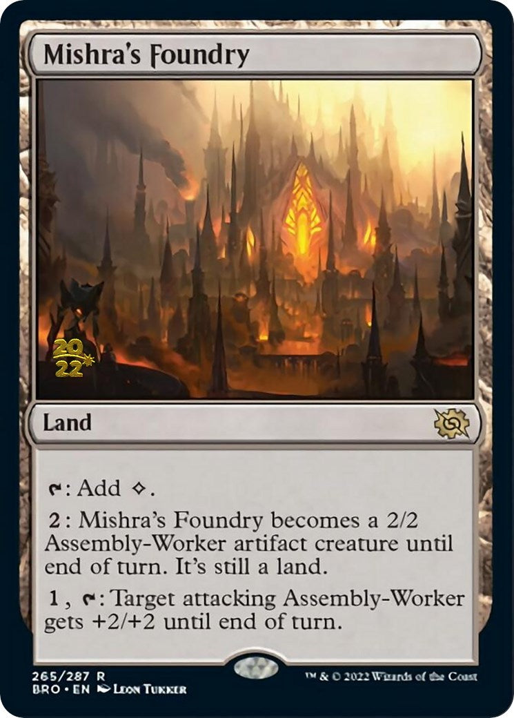 Mishra's Foundry [The Brothers' War Prerelease Promos] | Silver Goblin