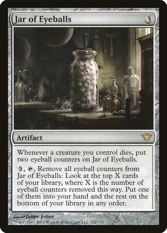 Jar of Eyeballs [Dark Ascension] | Silver Goblin