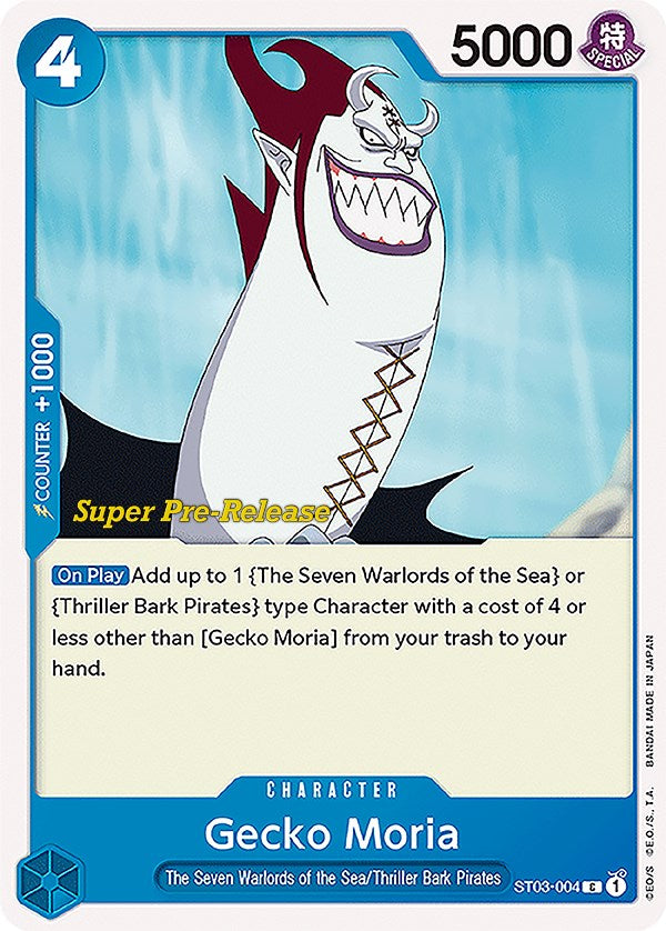 Gecko Moria [Super Pre-Release Starter Deck: The Seven Warlords of the Sea] | Silver Goblin
