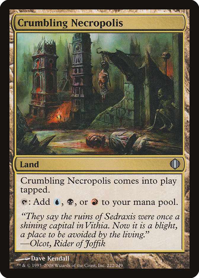Crumbling Necropolis [Shards of Alara] | Silver Goblin