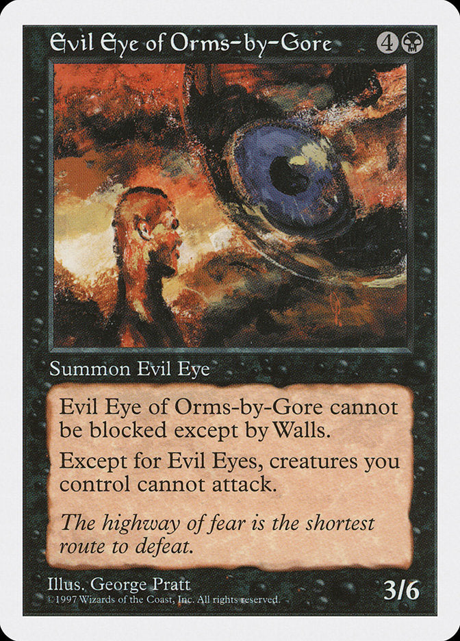 Evil Eye of Orms-by-Gore [Fifth Edition] | Silver Goblin