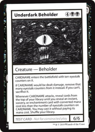Underdark Beholder (2021 Edition) [Mystery Booster Playtest Cards] | Silver Goblin