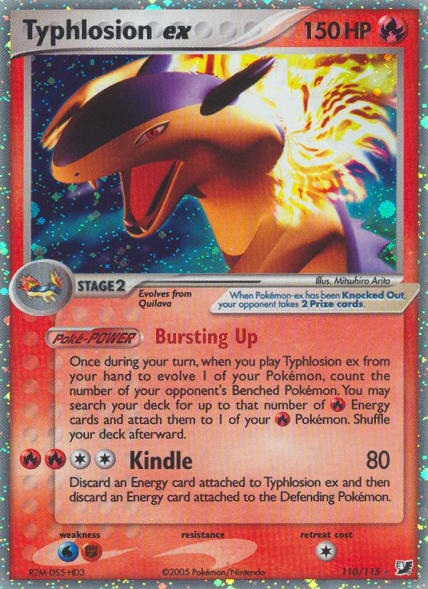 Typhlosion ex (110/115) [EX: Unseen Forces] | Silver Goblin