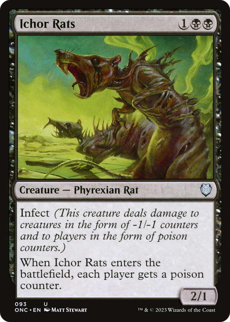 Ichor Rats [Phyrexia: All Will Be One Commander] | Silver Goblin