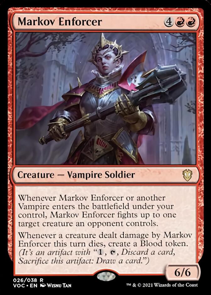 Markov Enforcer [Innistrad: Crimson Vow Commander] | Silver Goblin