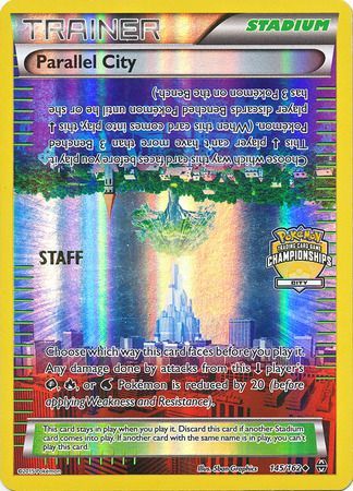 Parallel City (145/162) (Championship Promo Staff) [XY: BREAKthrough] | Silver Goblin